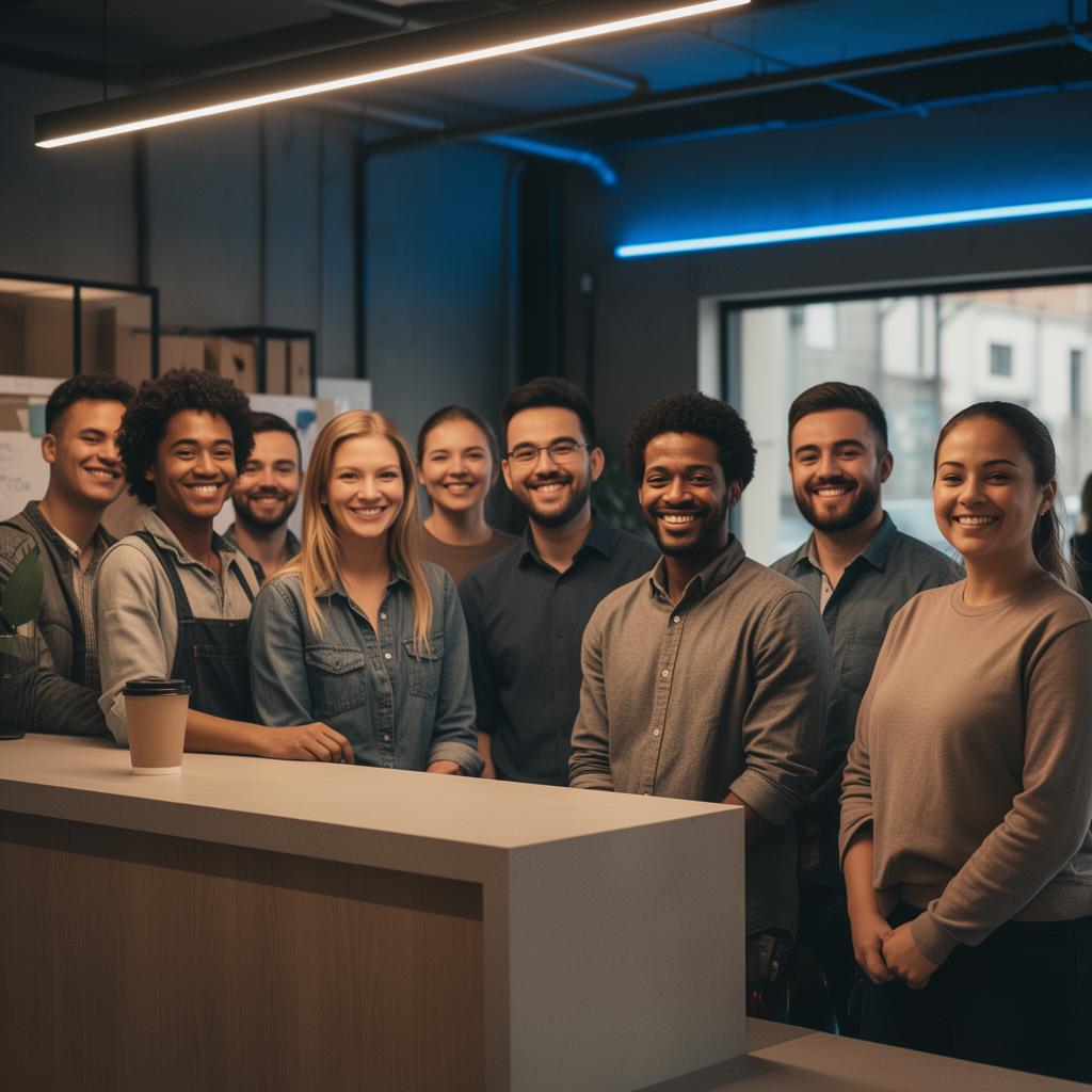 Equipe da TecStar e clientes